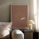 Minimalist Sun Outline