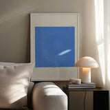 Blue Square Abstract