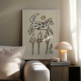 Leaping Desert Horse