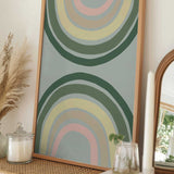 Muted Rainbow Shapes