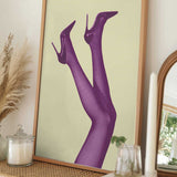 Stylish Purple Legs