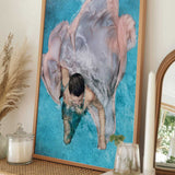 Floating Pink Fabric