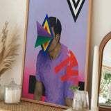 Colorful Geometric Portrait