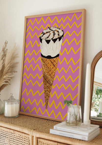 Pop Art Ice Cream Cone