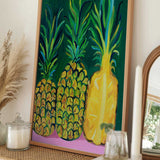 Vibrant Tropical Pineapples