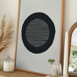 Abstract Line Circle