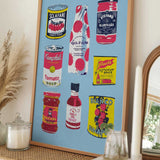 Retro Kitchen Food