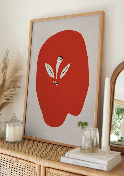 Red Minimalist Apple