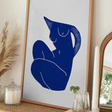 Blue Reclining Figure