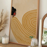 Woman Golden Waves