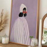 Whimsical Bonnet Woman
