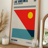 Lake Windermere Geometric Landscape