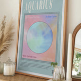 Pastel Aquarius Zodiac