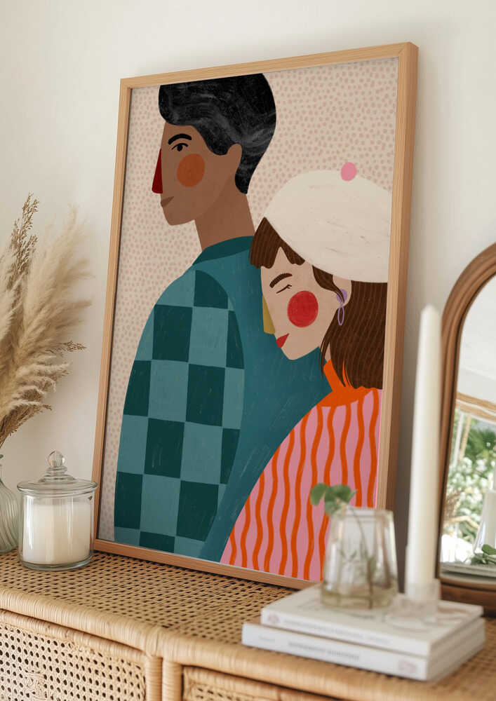 Colorful Couple Portrait