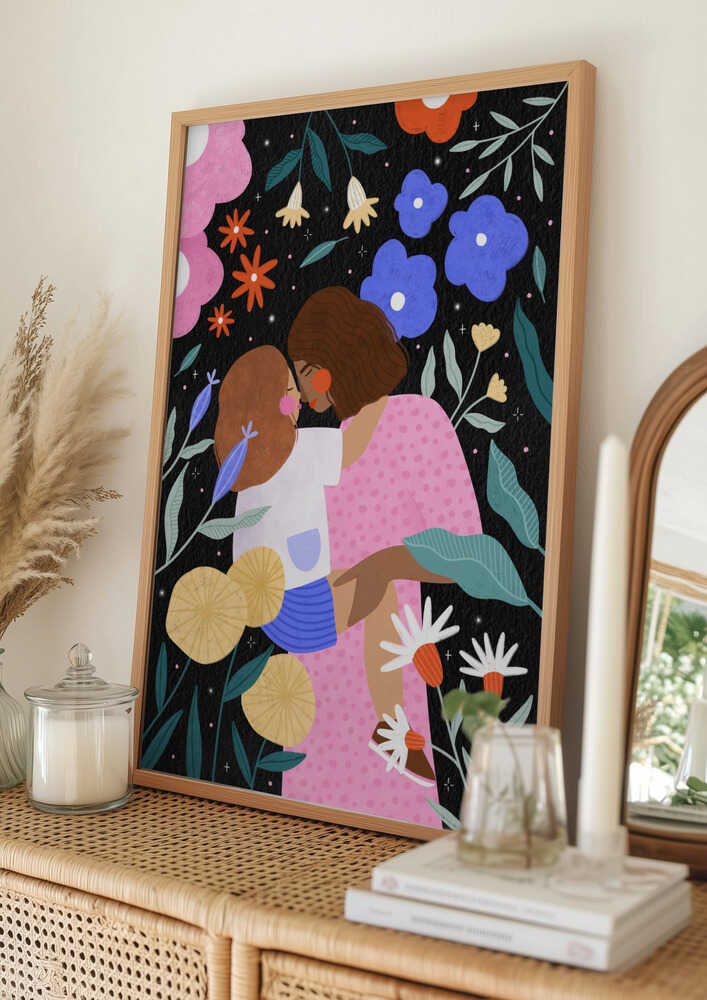 Joyful Mother's Embrace