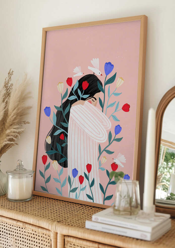Floral Self Embrace