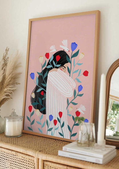 Floral Self Embrace