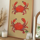 Vibrant Red Crabs