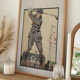 Man Swinging Golf Club (1915)