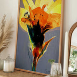 Vibrant Abstract Bloom
