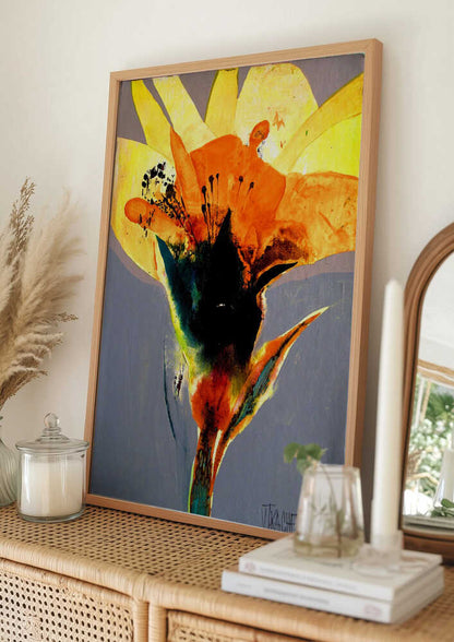 Vibrant Abstract Bloom
