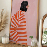 Woman in Stripes