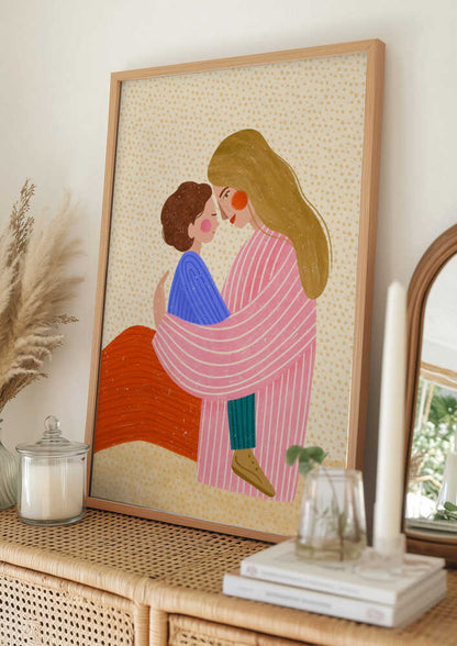 Loving Mother Child Embrace
