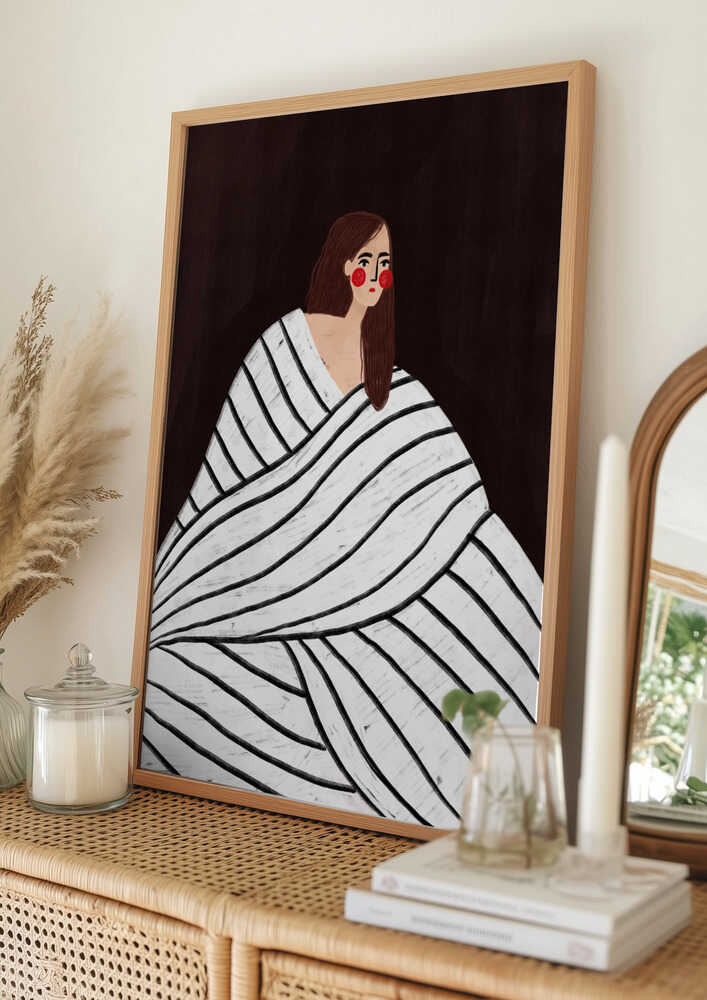 Quiet Striped Portrait