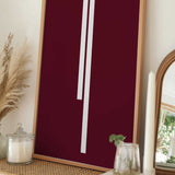 Maroon Abstract Lines