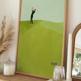 Golfer's Green Swing