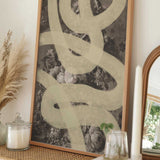 Swirling Botanical Abstract