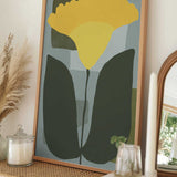 Abstract Yellow Bloom