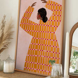 Dancing Woman in Orange