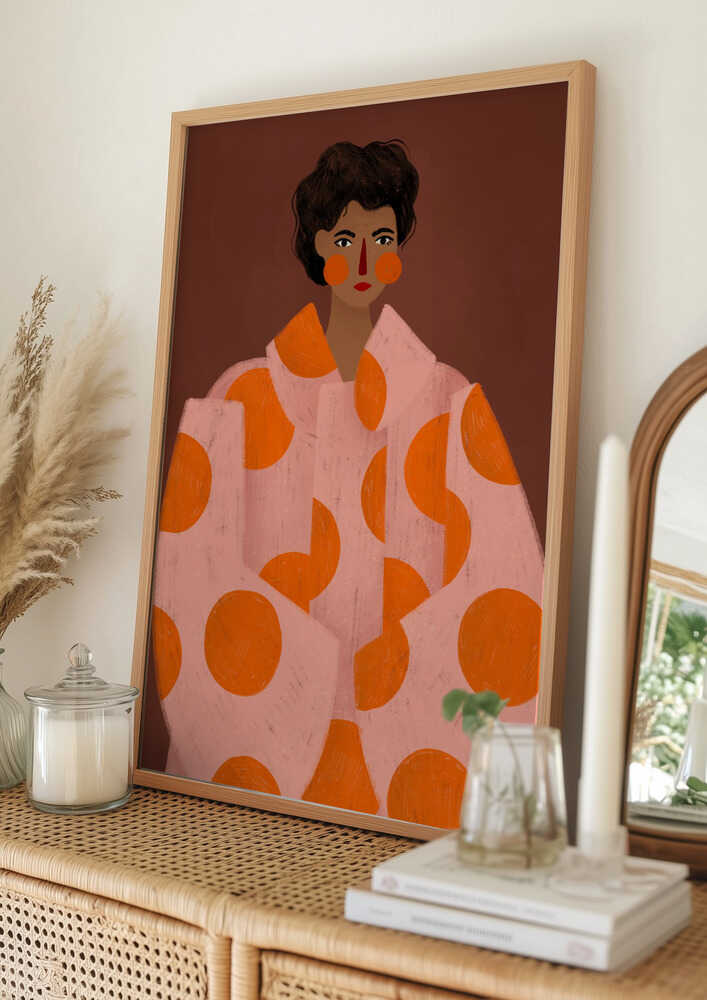 Polka Dot Fashion Portrait