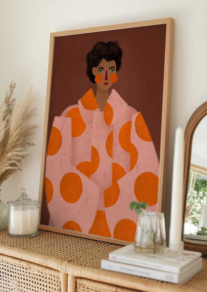 Polka Dot Fashion Portrait