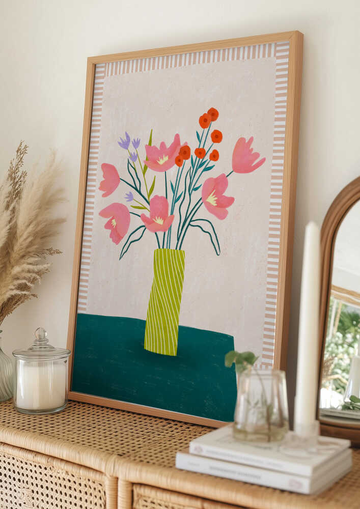 Vibrant Floral Still Life