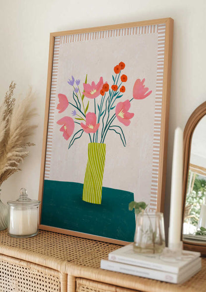 Vibrant Floral Still Life