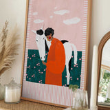 Girl And Her Horse