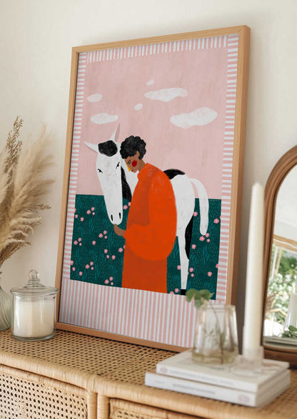 Girl And Her Horse