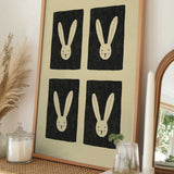 Minimalist Bunny Pattern