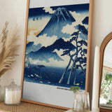 Distant View of Mount Asama In the Shinshu District