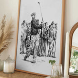 Golfer's Classic Swing