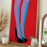 Stylish Pop Art Legs
