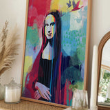 Vibrant Mona Lisa Portrait