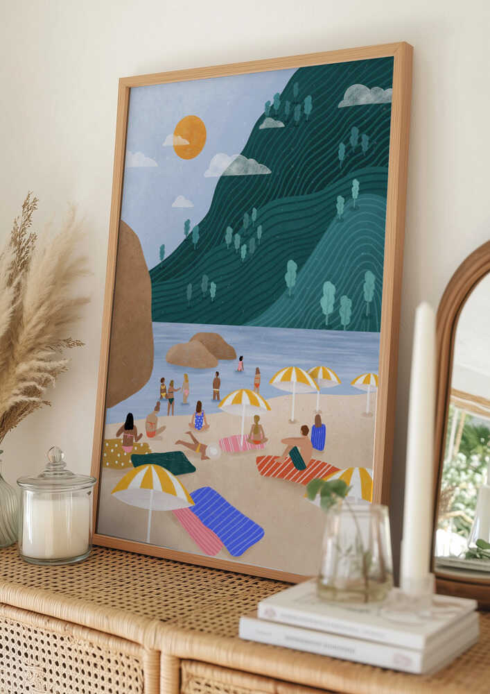 Relaxing Mountain Beach