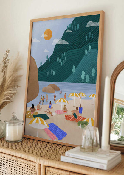 Relaxing Mountain Beach