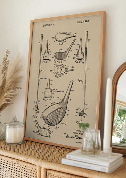 Vintage Golf Club Patent