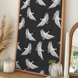 Graceful White Birds Flying