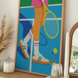 Retro Tennis Player