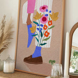 Whimsical Flower Legs